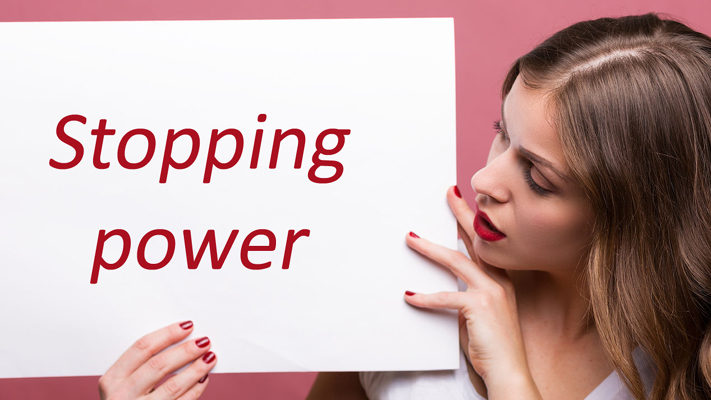 Stopping power 123RF - 48102343