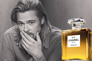 Brad Pitt - celebrity endorsement Chanel