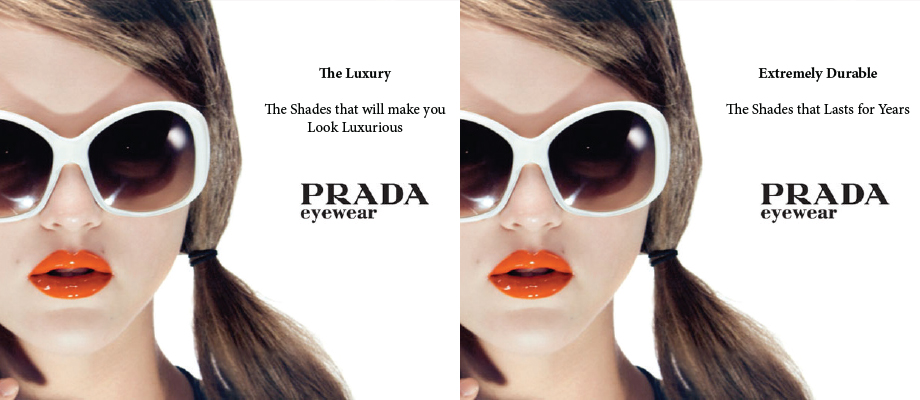 luxury branding advertenties voor luxe merken