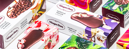 Visual identity Häagen Dazs