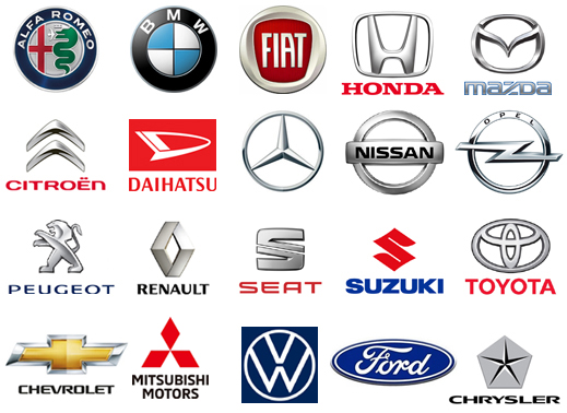 collectieve ontslagen: logo's automerken